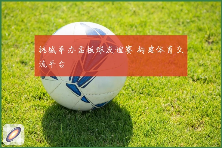 杭城举办孟板球友谊赛 构建体育交流平台